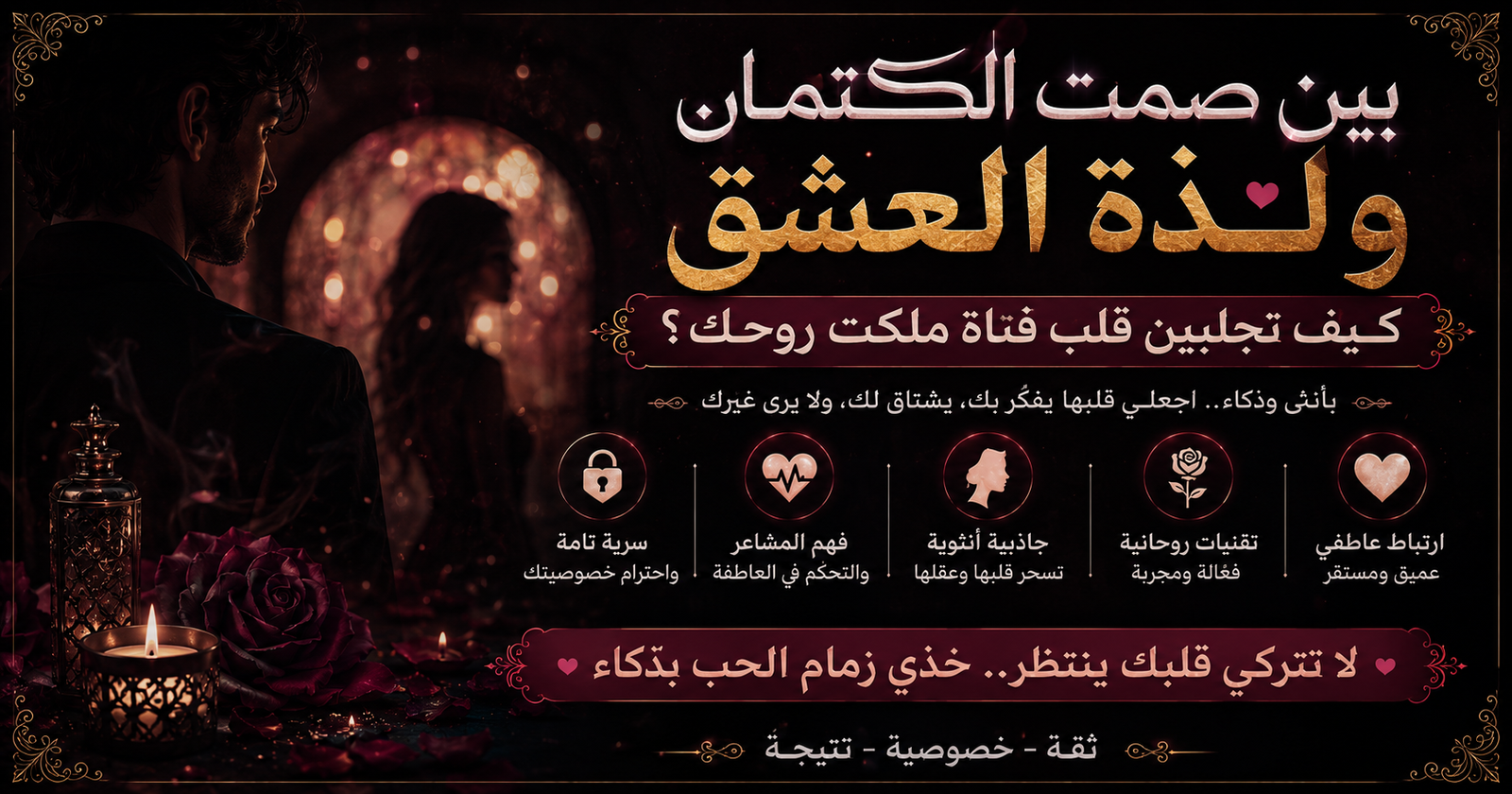 بين صمت الكتمان ولذة العشق: كيف تجلبين قلب فتاة ملكت روحكِ؟
